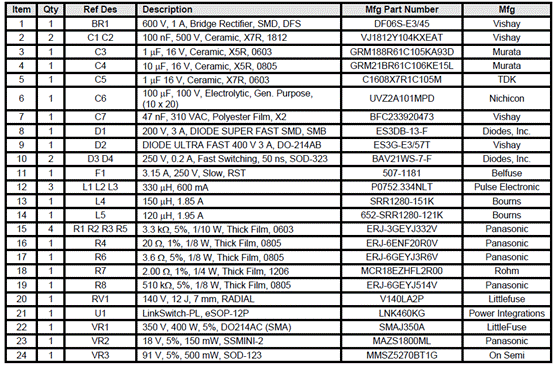 Powerint LNK460KGԪ�����ٵ�T8 20W/85VLED�(q��)��(d��ng)����