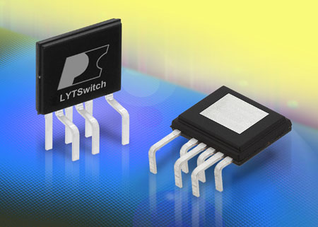 PI�Ƴ�LYTSwitch LED�(q��)����IC ���������������ܲ������M����ṩ��ɫ���{(di��o)��