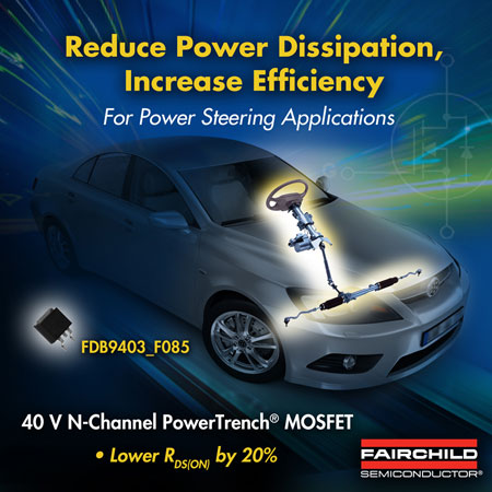 �w���Ƴ�40V PowerTrench MOSFET���ڄ����D�����еĹ��ʿ��Ƹ�����Ч�ʸ���