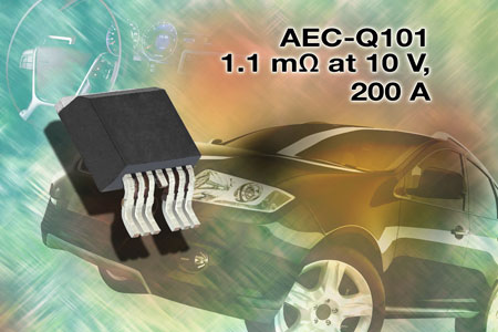 Vishay���¿�ͨ�^AEC-Q101�J�C��40V N�ϵ�TrenchFET����MOSFET