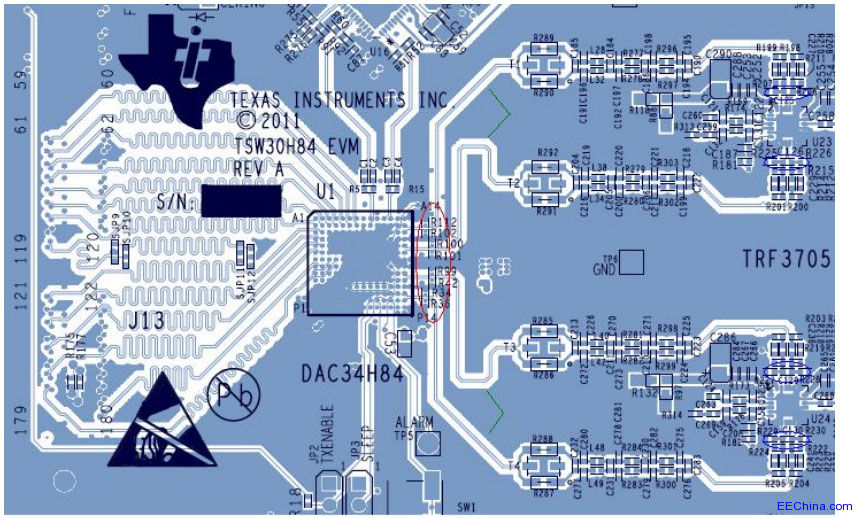 DAC34H84 HD2 ���܃����c PCB ���ֽ��h