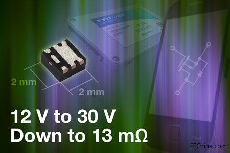Vishay��С�ߴ�TrenchFET Gen III P�ϵ�����MOSFET���ИO�͌�ͨ���