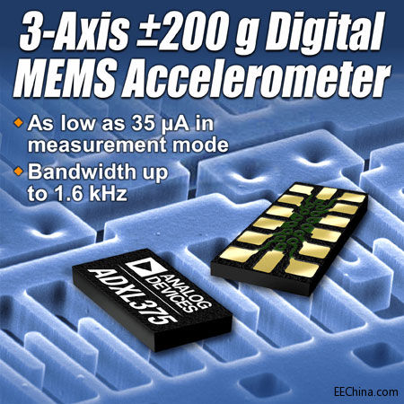 ADI�Ƴ��m�ڸ߾��ț_������ʎ�z�yϵ�y(t��ng)��3�S��g MEMS���ٶ�Ӌ