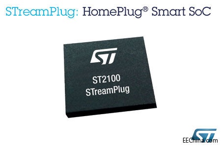 ST�l���I��ΨһHomePlug ����ϵ�y���Ƅ����ܼҾӺ�������Դ���g����