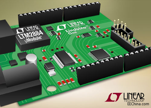 ���������Ƴ� Linduino One �_�l���ߣ��ӿ� IC �̼��_�l
