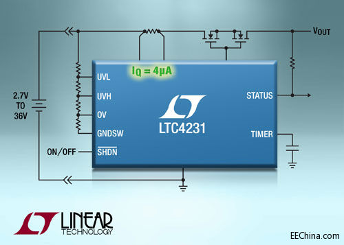 ���������Ƴ�4µA�����o�B������ο�����LTC4231