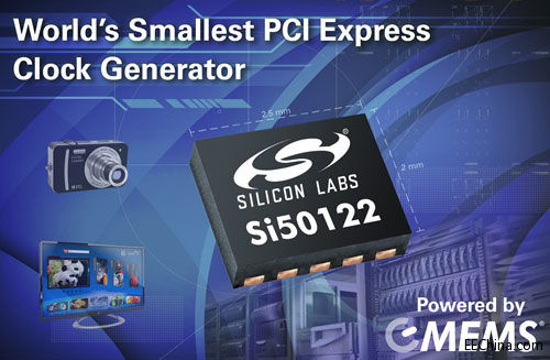 Silicon Labsᘌ����M��ӮaƷ�Ƴ��I����С�ߴ�PCI Express�r�IC