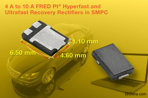 Vishay�Ƴ�����SMPC���b�ĸ߹����ܶ�����ϵ�yЧ�ʵ��¿�FRED Pt������