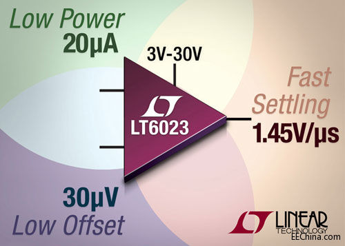 ���������Ƴ��p· 3V �� 30V �͹����\��Ŵ�����20µA�ṩ30µV���_��