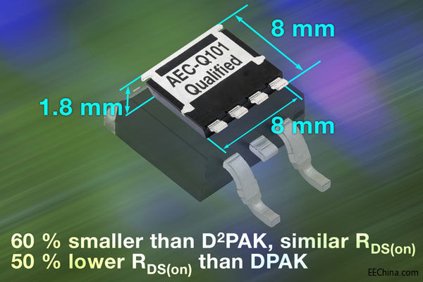 Vishay�Ƴ��¿�40V TrenchFET����MOSFET������܇��(y��ng)���ṩ��С�Ҹ���(ji��)�ܵĽ�Q����