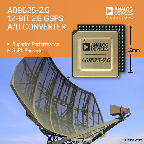 ADI�Ƴ�2.6 GHz ADC���M�㺽�պ��켰��������