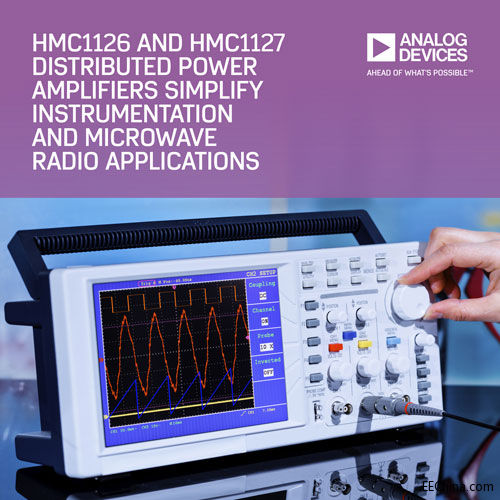 ADI�Ƴ�2-50 GHz�ֲ�ʽ���ʷŴ���