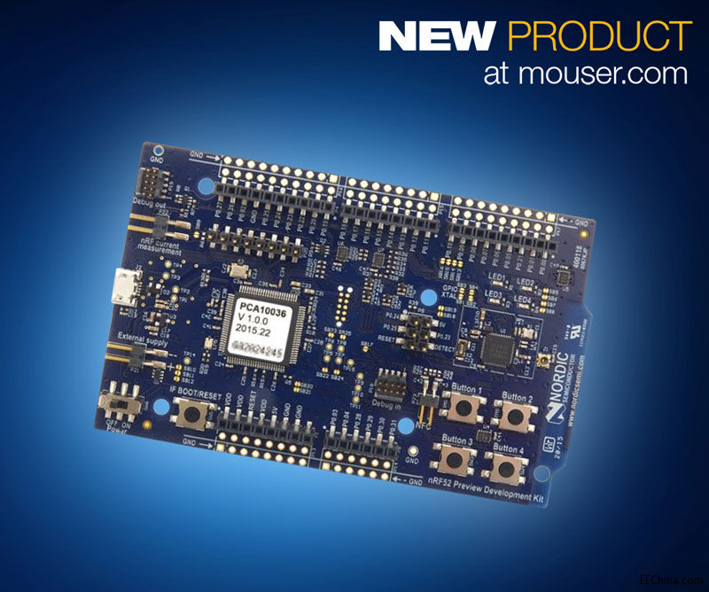 Mouser ��؛Nordic nRF52 Bluetooth/ANT/2.4GHz�_�l(f��)�׼�