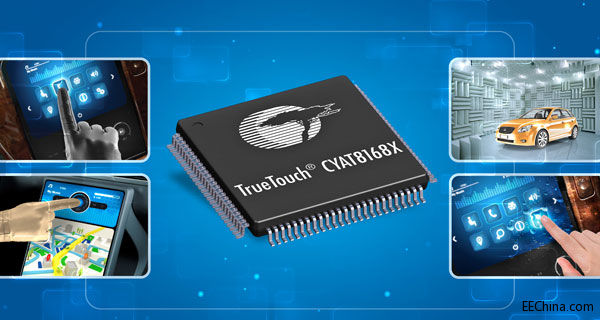 Cypress����܇�d����HMIϵ�y�Ƴ�����TrueTouch���ʽ�|���Б���Q����