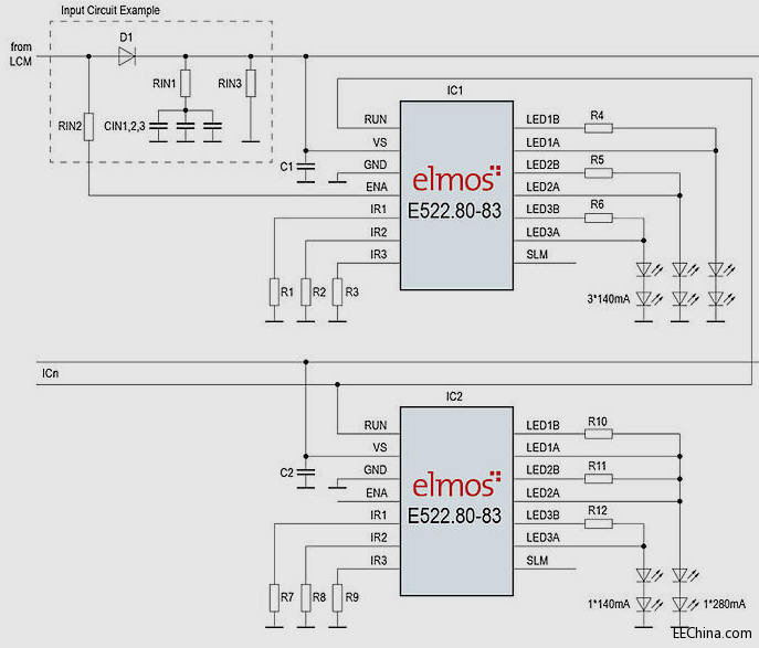 elmos�Ƴ�ȫ��LED���Ժ����ӷ�����׿Խ���ܝM���N����