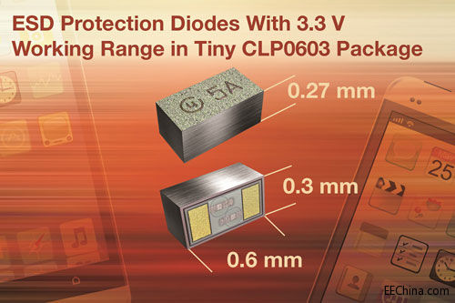 Vishay �Ƴ��¿��BiSy��·ESD���o���O��������늉�����3.3V