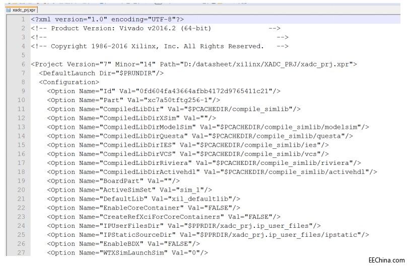 ����Vivado���������ļ�xpr���ٹ��̄�(chu��ng)��
