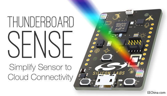 Silicon Labs�Ƴ�Thunderboard Sense�_�l�׼���׌IoT�_�l�߾����B��һ�е�����