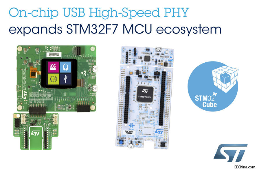 ST�Ƴ����µ�STM32F722 Nucleo�_�l���STM32F723̽���׼�