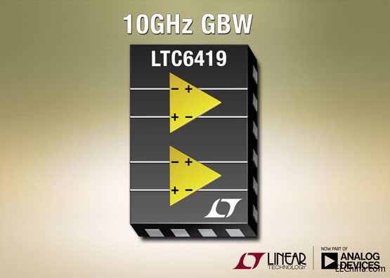 ���������Ƴ��p��ַŴ���/ADC �(q��)�������ṩ 10GHz ���控������ 1.1nV/��Hz ��