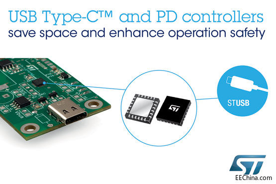ST�l�������ɿ���USB Type-C�����������ñ��o�C������ʡ���g������������ȫ��
