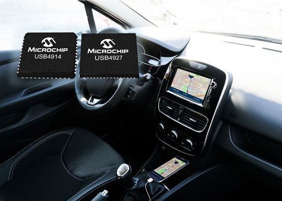 Microchip�Ƴ���5������USB 2.0���ܼ�����IC��֧�������֙C�B����܇��Ϣ�ʘ�ϵ�y