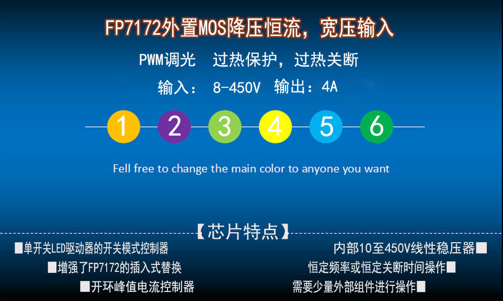 ��FP7172������������MOS ������LED������оƬ �Ƅ��Դ����