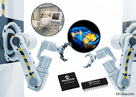 Microchip�Ƴ�����8λ��Ƭ�C�����ɪ������O���s��CAN�W�j�P�Iϵ�y�¼���푑��r�g