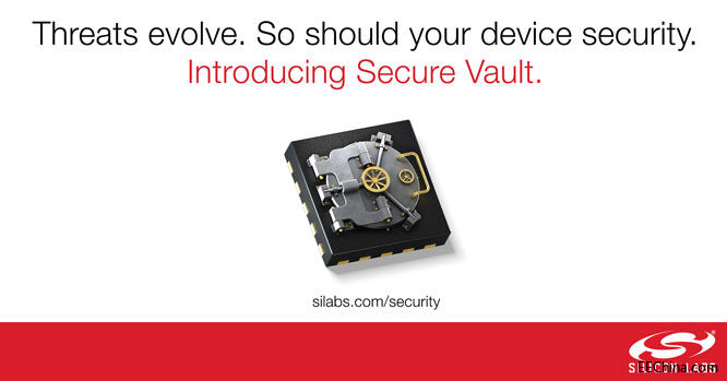 Silicon Labs����Secure Vault���g���¶��xIoT�O�䰲ȫ
