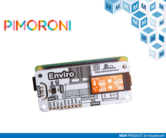 �Q���_�����ژ�ݮ�ɵ�Pimoroni PIM486 Enviro�����F�҃Ȃ��Д������h���L��