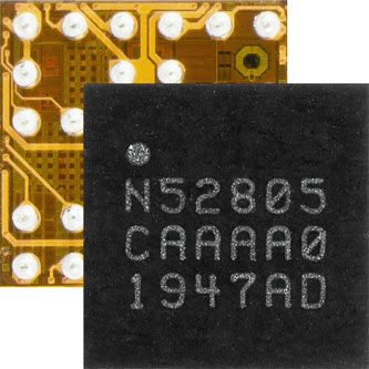 Nordic nRF52805������ᘌ��o�����p��PCB�o���aƷ��������WLCSP���b�{��5.2 SoC����
