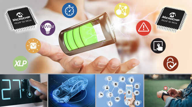 Microchip �Ƴ����ɵ͹��ĄӮ��@ʾ�ӵ�PIC24F��Ƭ�C���m����늳ع���O��