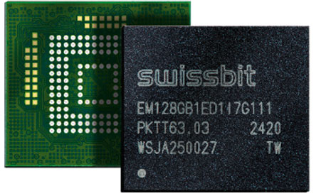 Swissbit EM-30�����I(y��)��3D-NAND e.MMC-5.1 BGA