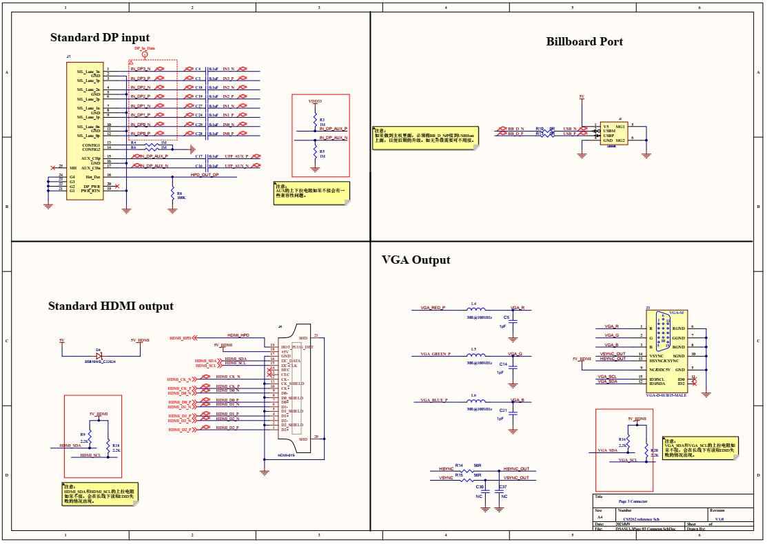 CS5262�OӋDP�DHDMI+VGA��չ�]�����·|CS5262�OӋ�����·|CS5262demoboard�����·