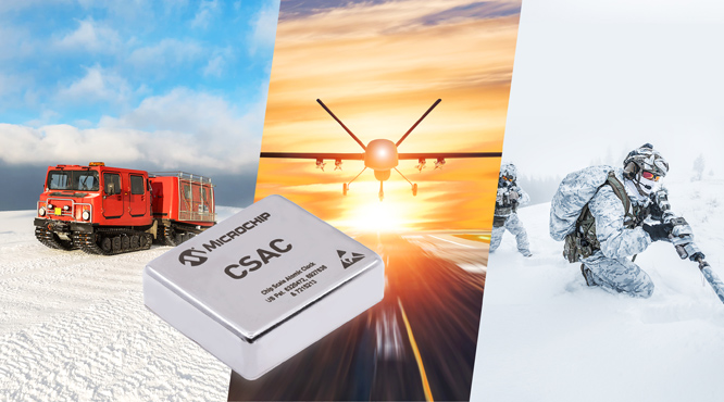 Microchip�Ƴ�����оƬ��ԭ��犣�CSAC�������ژO�˭h�����ṩ����Ĺ����ضȷ����������A��͸��õ��l�ʷ�����