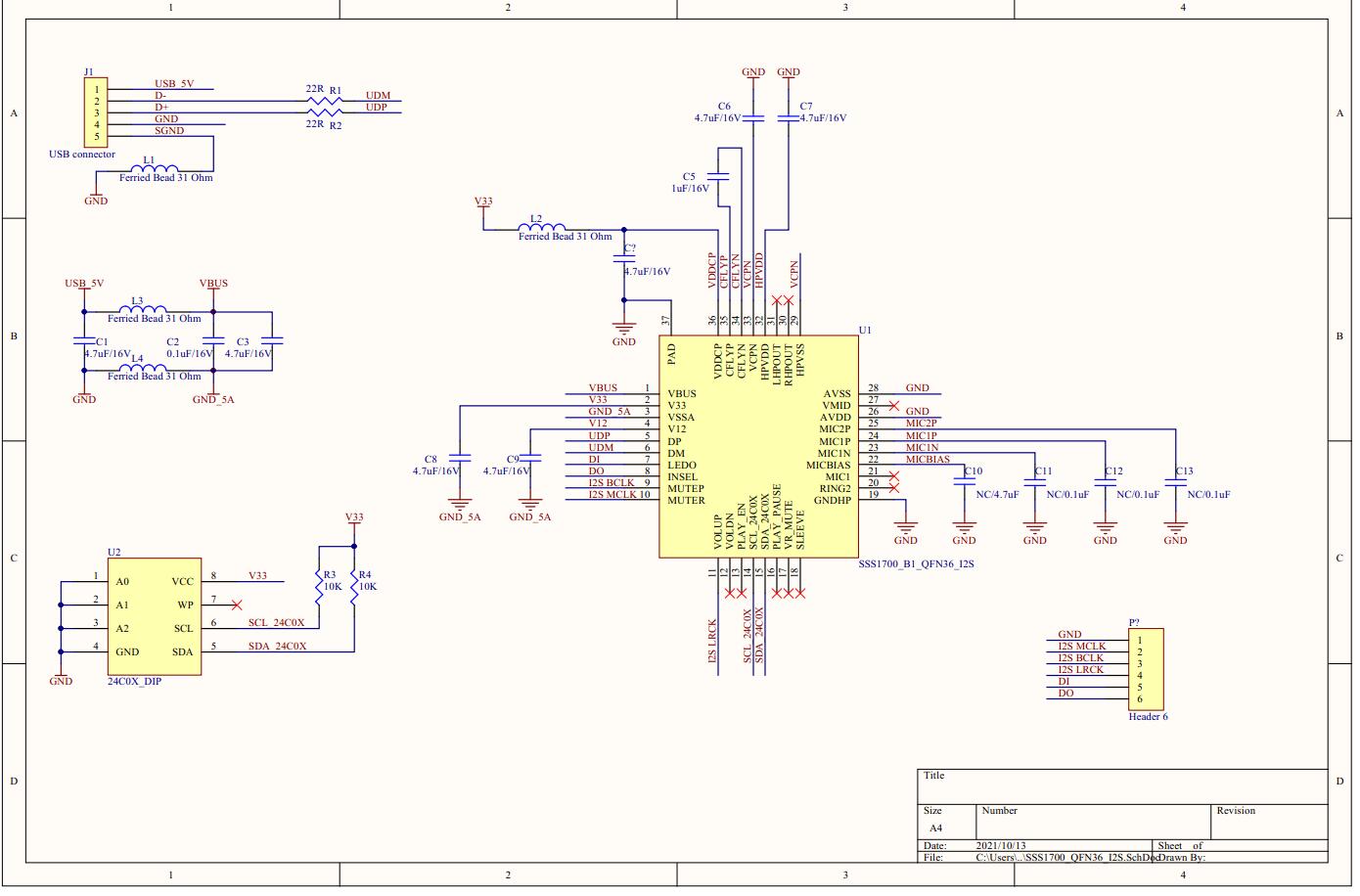 USB TO IIS IN/OUT�O(sh��)Ӌ(j��)�·|SSS1700�·�D|IIS�����·�O(sh��)Ӌ(j��)