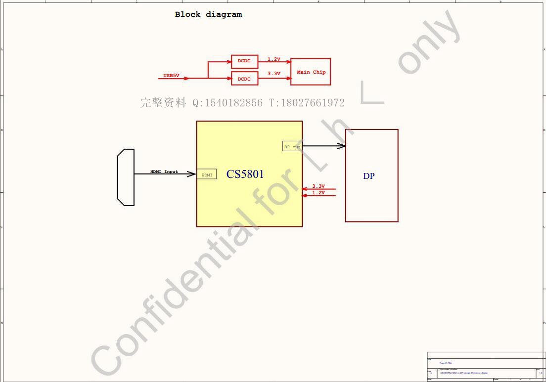 CS5801���LT6711�O(sh��)Ӌ(j��)�·|CS5801SCHԭ��D|HDMI2.0�D(zhu��n)DP1.4��(sh��)��(j��)�D(zhu��n)�Q������