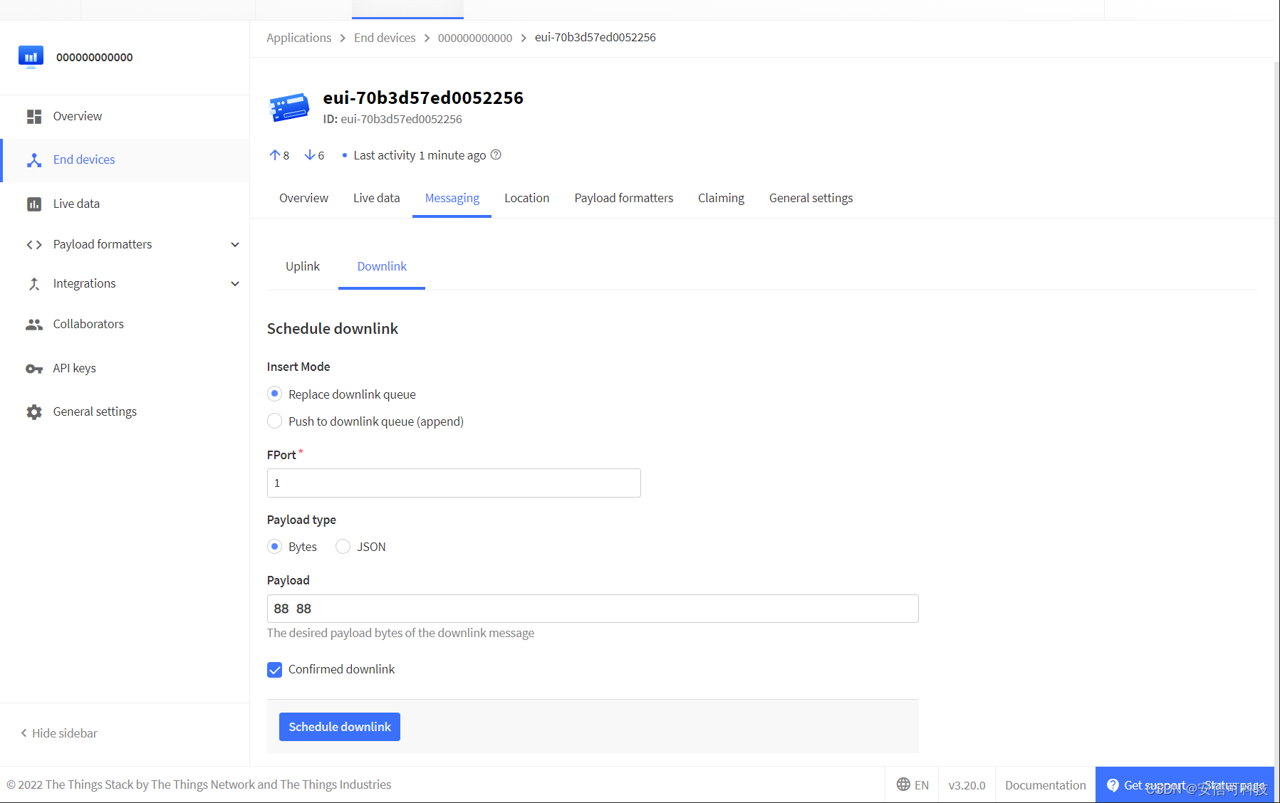 Ra-08H֧��LoRaWAN�f�h����TTN�_ԴIoTƽ�_�����Fȫ���h�̿���