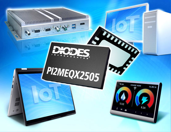 Diodes ��˾�ĵ͹��� 1.8V��2.5Gbps��4 �����ŵ� ReDriver ֧�� MIPI D-PHY ͨӍ�f�h