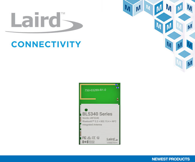 �Q���_��Laird Connectivity BL5340���f�hBLEģ�K  �Ե͹��Č��F��ɫ����