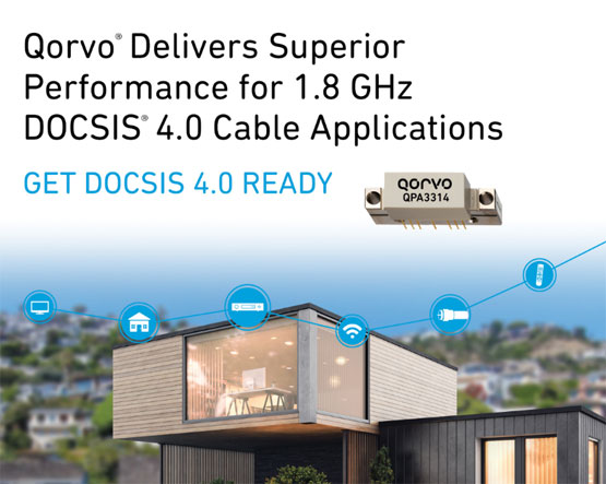 Qorvo �� 1.8 GHz DOCSIS 4.0 ���|���Î�����������