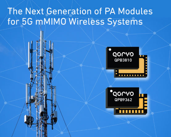 Qorvo �� 5G mMIMO �o��ϵ�y������һ�� PA ģ�K