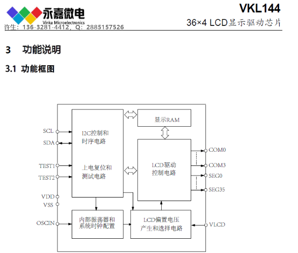 �͹���/��ʡ�LCD�δaҺ����IC-VKL144��С���b�δa��