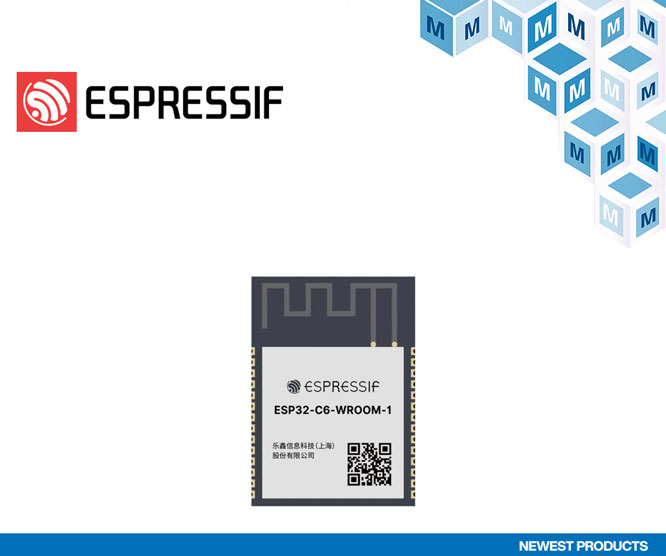 �Q���_���������ܑ��õ�Espressif Systems ESP32-C6-WROOM-1���f�hWi-Fi/�{��ģ�K