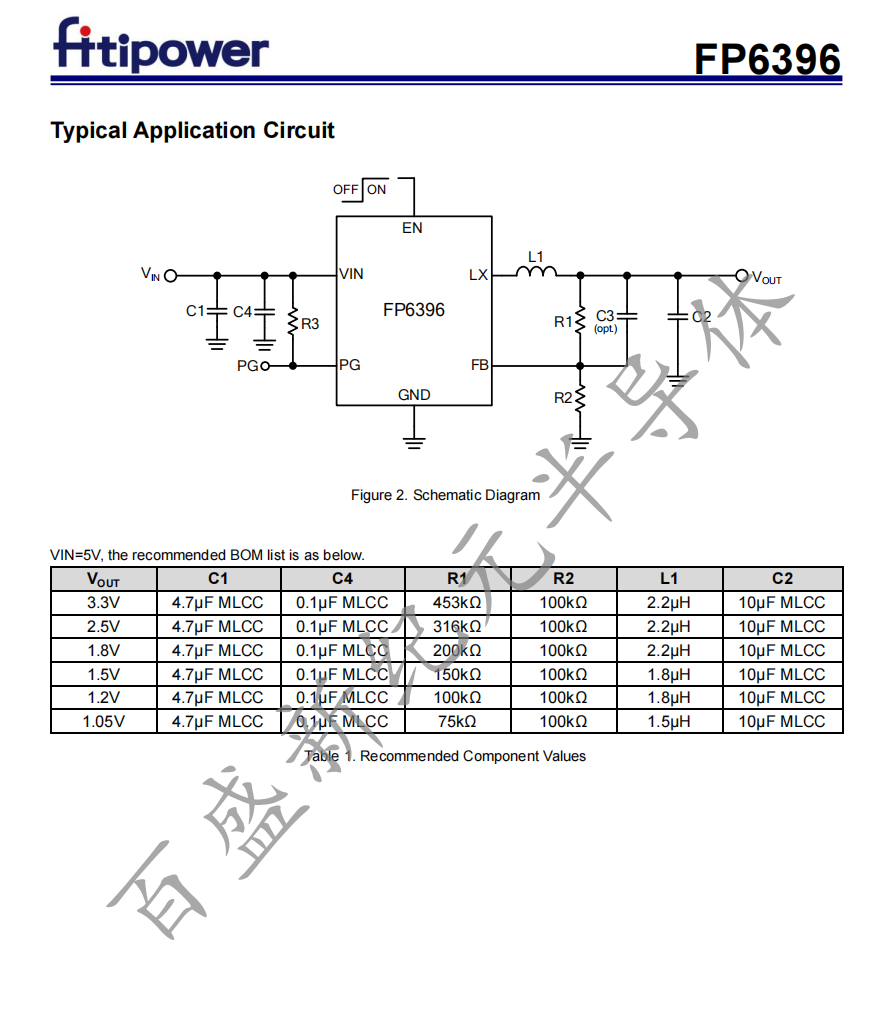FP6396 1.2Aͬ�������D�Q��