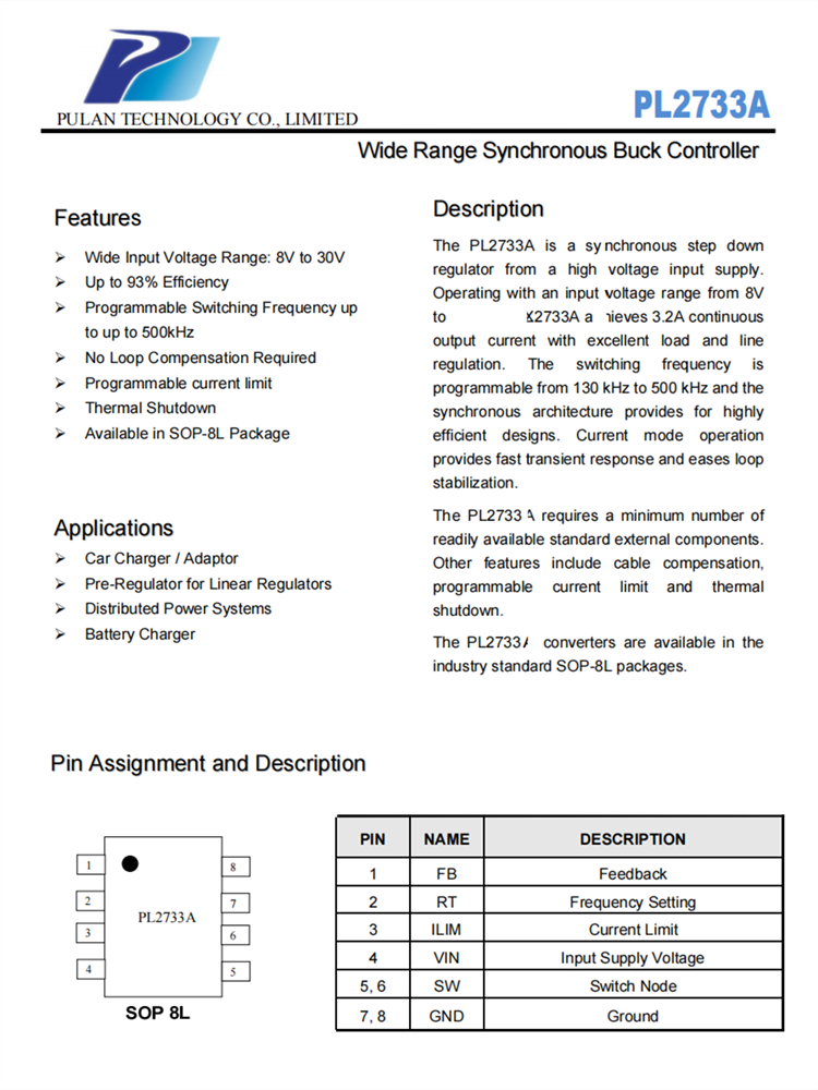 PL2733A ������ͬ������������