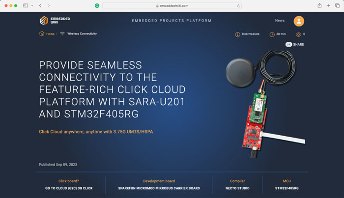 MIKROE�Ƴ�����������Ƕ��ʽ�(xi��ng)Ŀƽ�_EmbeddedWiki