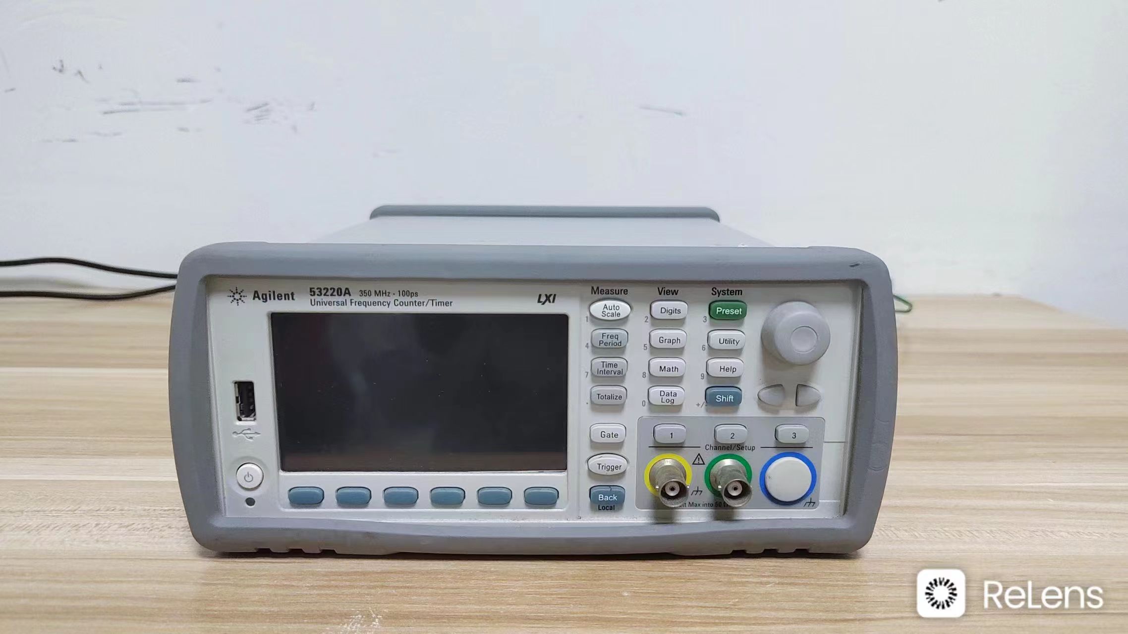 ���݂�Agilent 53220Aͨ���l��Ӌ����/Ӌ�r��350MHz