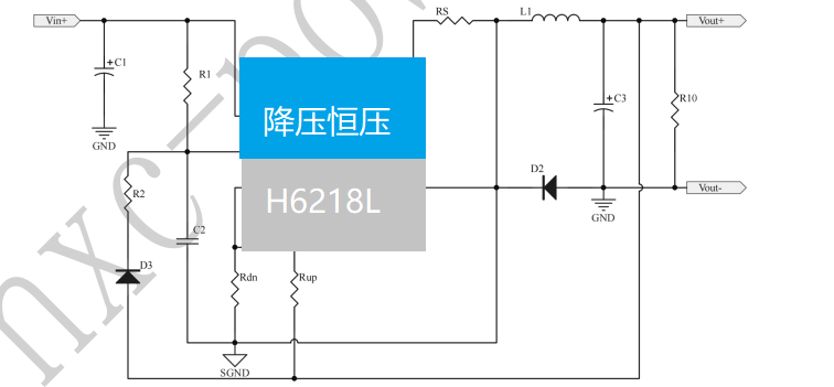 �ݺ� H6218L ����оƬ  ֧�֌���24V30V36V48V60V72V120Vݔ�룬�D3.3V5V12V4A �����