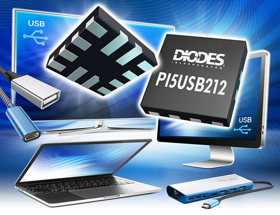 Diodes ��˾�����m�� USB 2.0 ��̖�{���� IC �ɹ��ܲ�����ϵ�y�OӋ